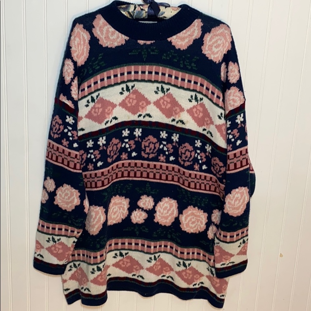 Vintage Oversized Pullover Sweater